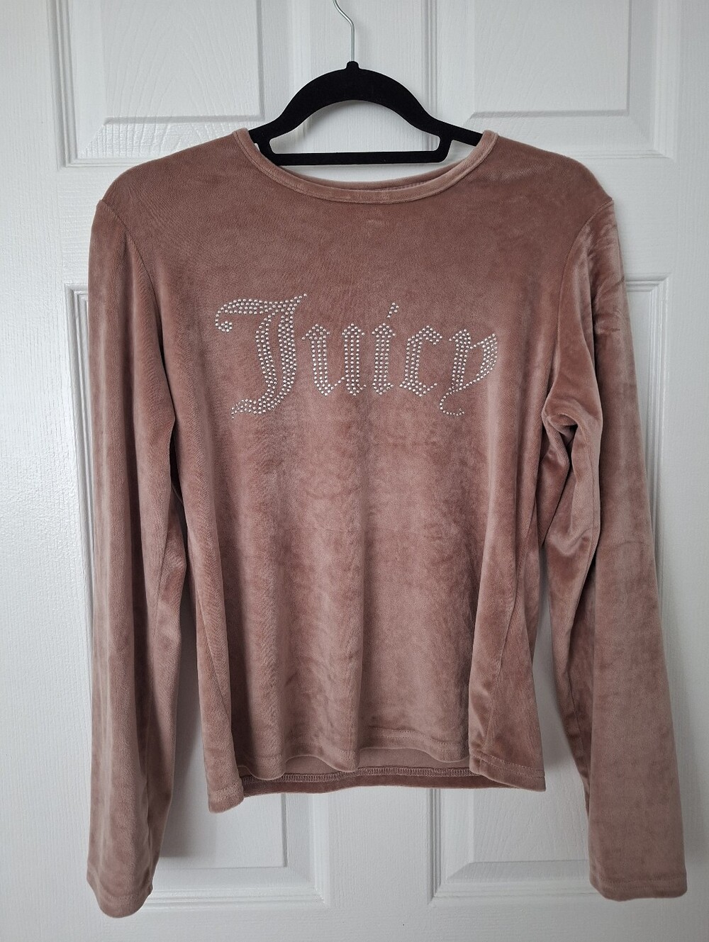 Juicy Couture Rose Velour Long Sleeve Sleepwear